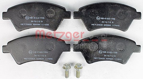 METZGER 1170255 Bremsbelagsatz, Scheibenbremse